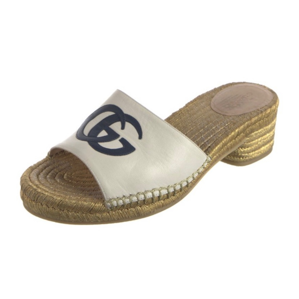 Gucci GG Logo Leather Espadrilles
Women's Size: 8 (US8, IT38)
